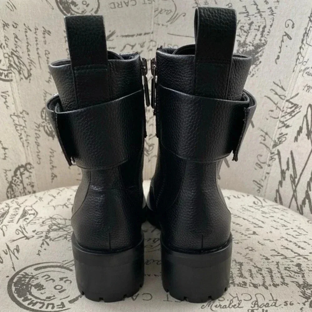 NEW, Karl Lagerfeld Paris, Pippa‎ Lace Up Boot, Black